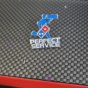 Domino's Enamel Hat Pin Perfect Service Collectible